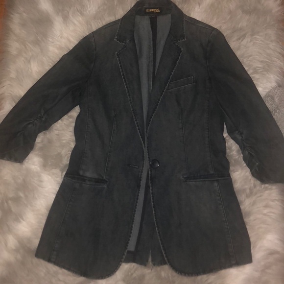 Express denim blazer - Picture 1 of 3